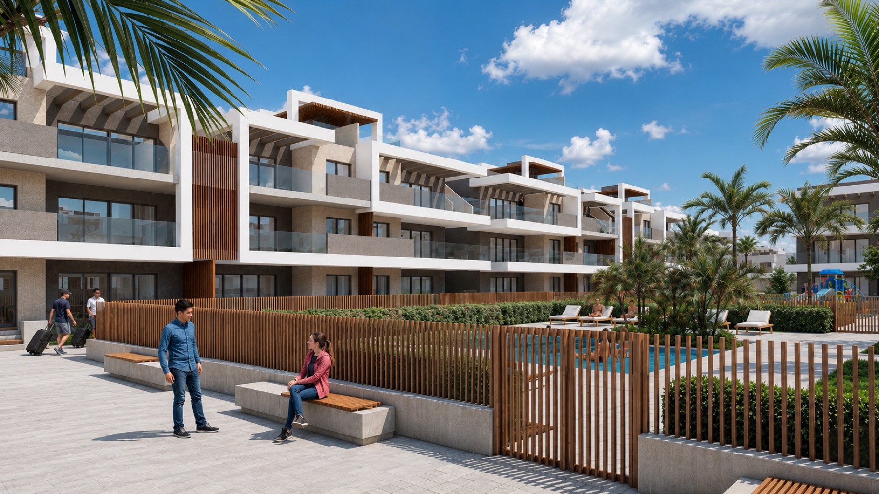 Piscina y zonas comunes